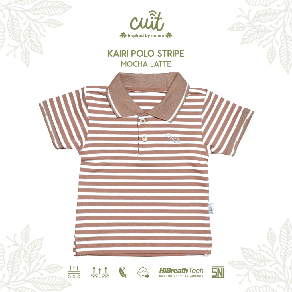 Cuit Kairi Kemeja Polo Stripe 6 Bulan - 6 Tahun