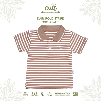 Cuit Kairi Kemeja Polo Stripe 6 Bulan - 6 Tahun