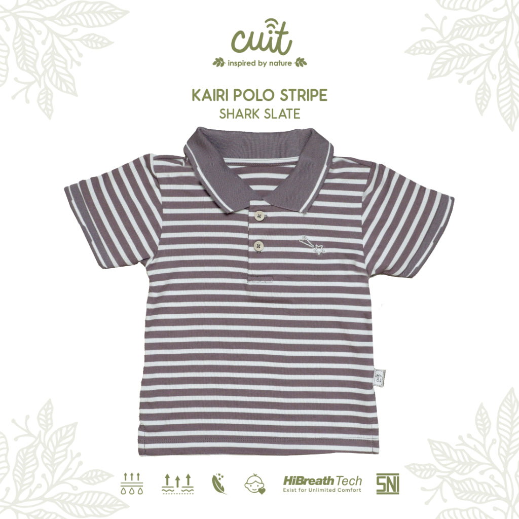 Cuit Kairi Kemeja Polo Stripe 6 Bulan - 6 Tahun