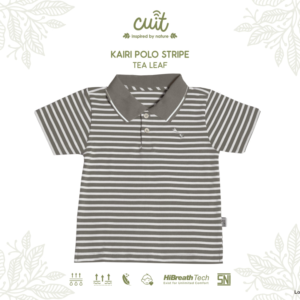 Cuit Kairi Kemeja Polo Stripe 6 Bulan - 6 Tahun