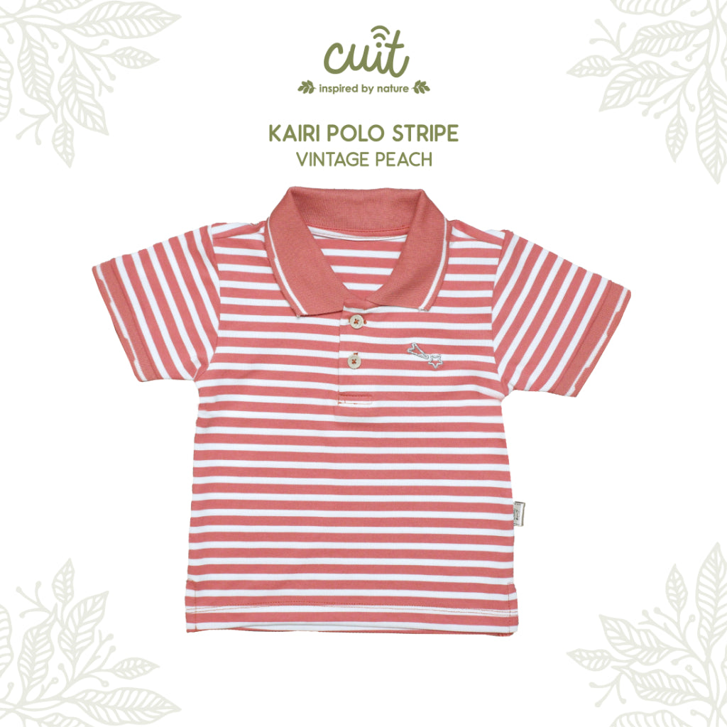 Cuit Kairi Kemeja Polo Stripe 6 Bulan - 6 Tahun