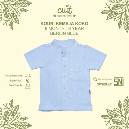 Cuit Kouri Baju Koko Kerah 6 Bulan - 6 Tahun