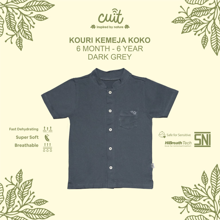 Cuit Kouri Baju Koko Kerah 6 Bulan - 6 Tahun