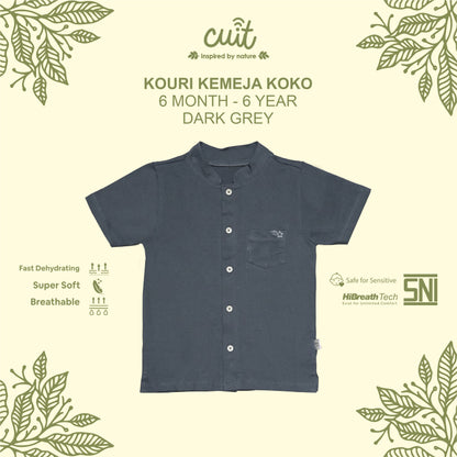 Cuit Kouri Baju Koko Kerah 6 Bulan - 6 Tahun