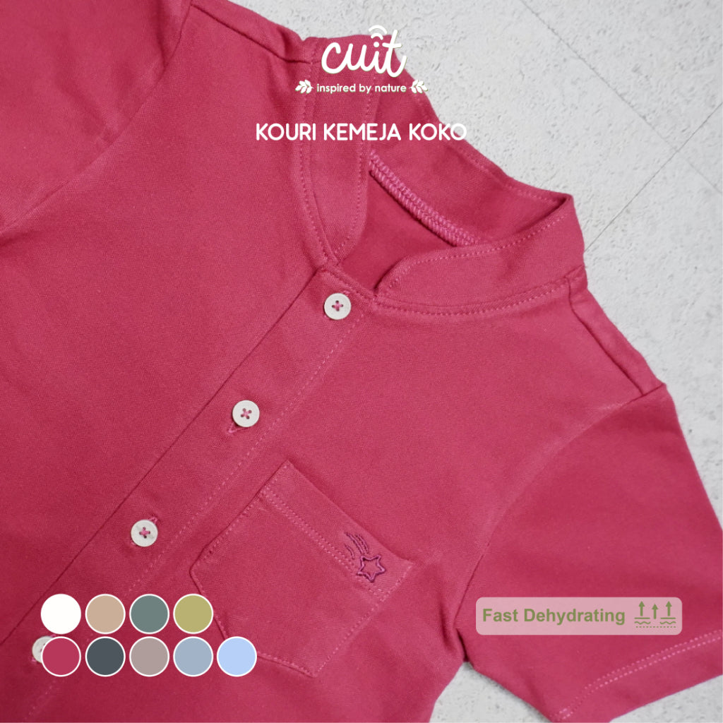 Cuit Kouri Baju Koko Kerah 6 Bulan - 6 Tahun