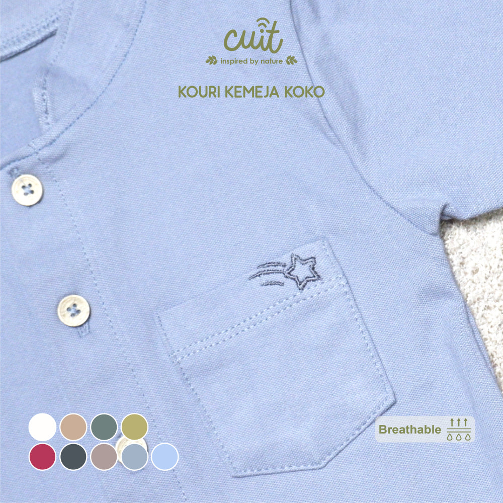 Cuit Kouri Baju Koko Kerah 6 Bulan - 6 Tahun