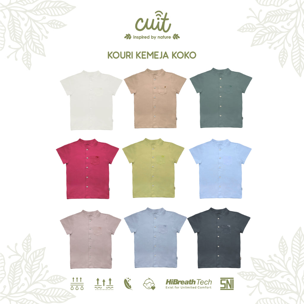 Cuit Kouri Baju Koko Kerah 6 Bulan - 6 Tahun