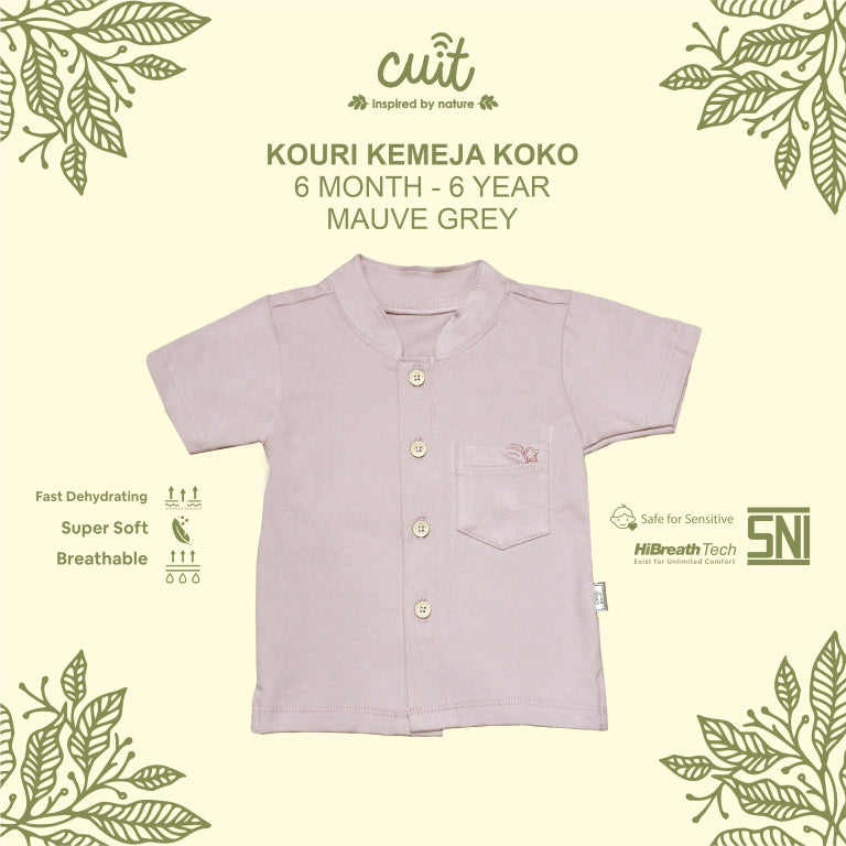 Cuit Kouri Baju Koko Kerah 6 Bulan - 6 Tahun