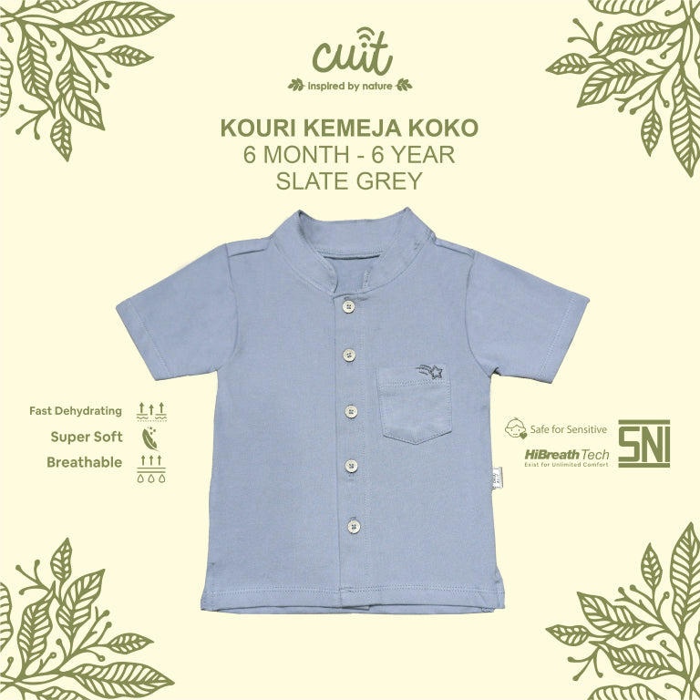 Cuit Kouri Baju Koko Kerah 6 Bulan - 6 Tahun