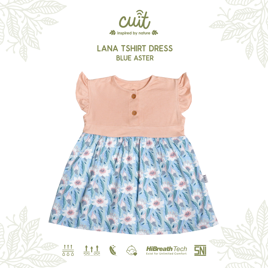 Cuit Lana Tshirt Dress Anak 3 Bulan - 2 Tahun