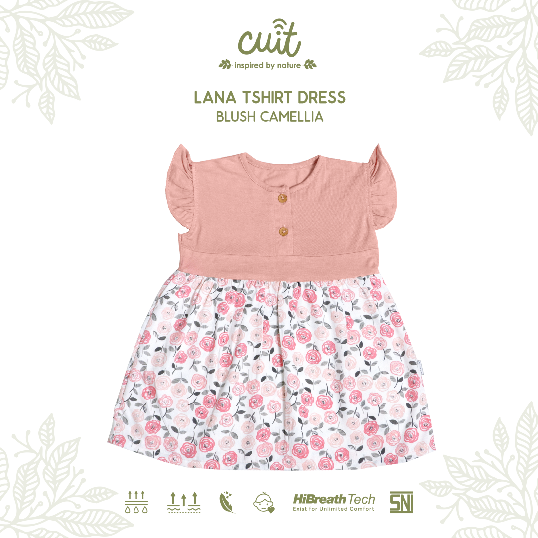 Cuit Lana Tshirt Dress Anak 3 Bulan - 2 Tahun