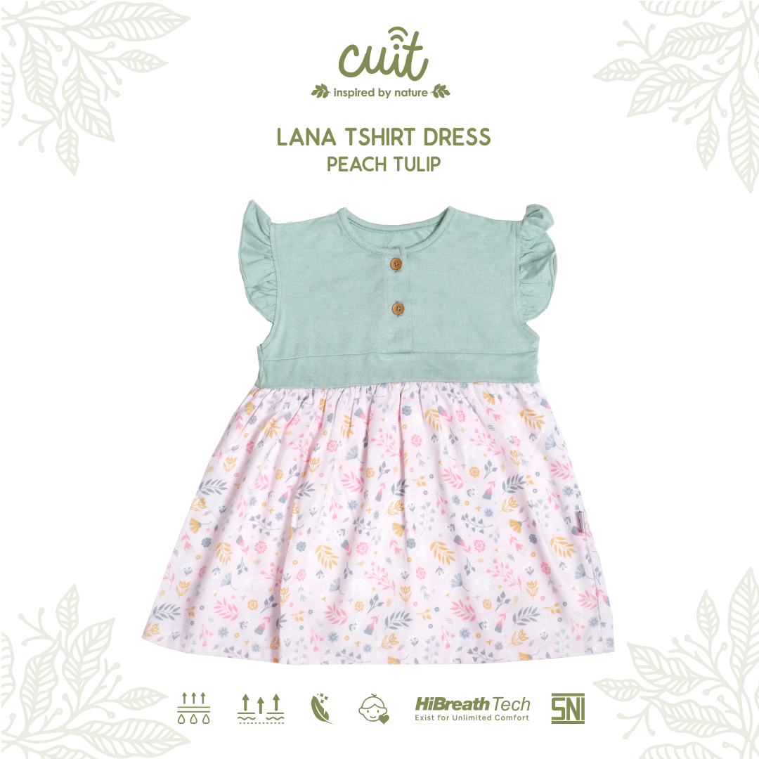 Cuit Lana Tshirt Dress Anak 3 Bulan - 2 Tahun