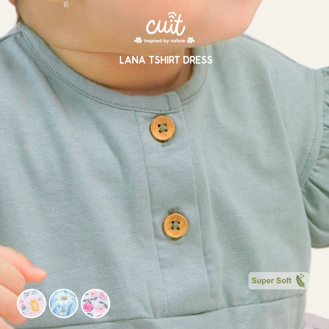Cuit Lana Tshirt Dress Anak 3 Bulan - 2 Tahun