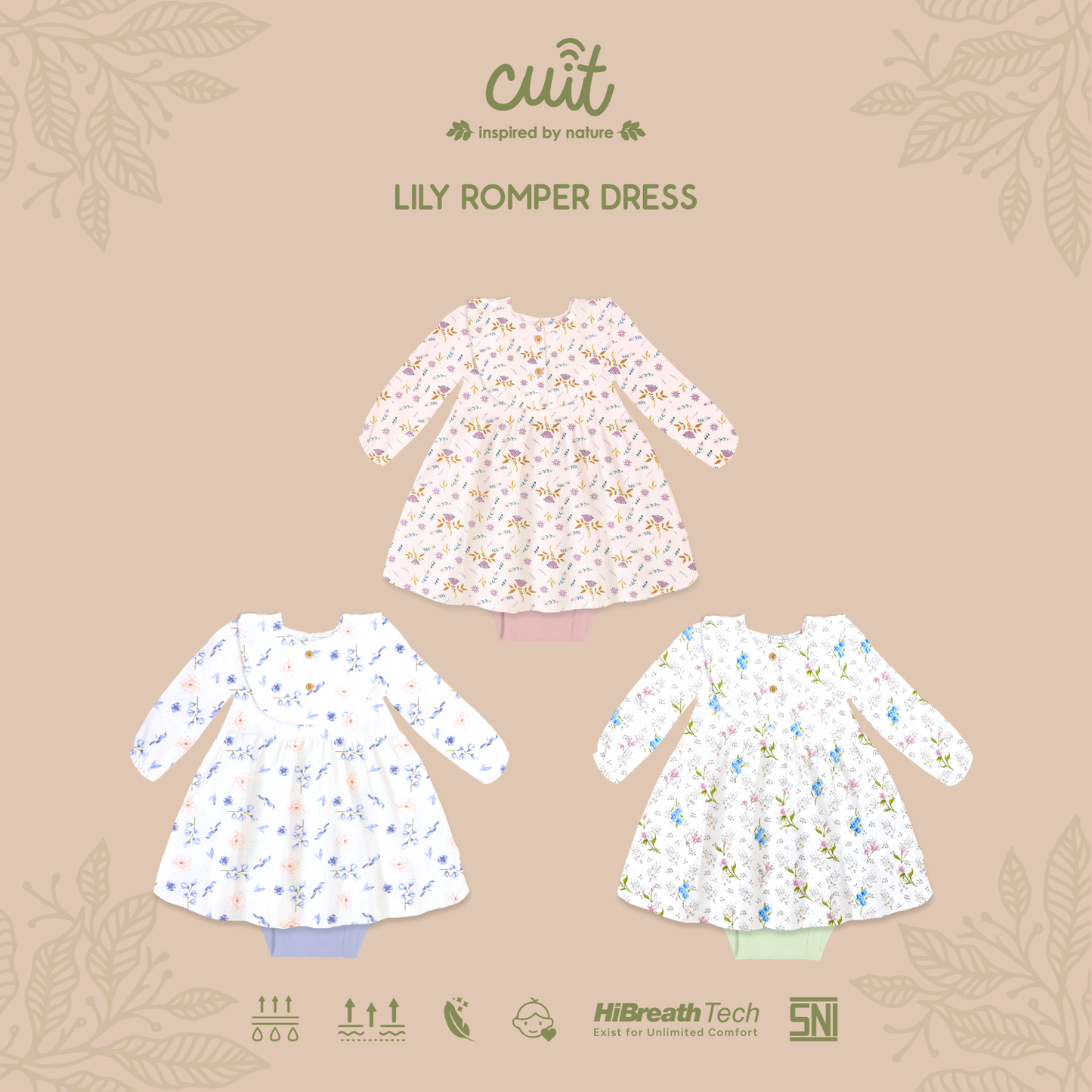 Cuit Lily Jumper Dress Anak 3 Bulan - 2 Tahun