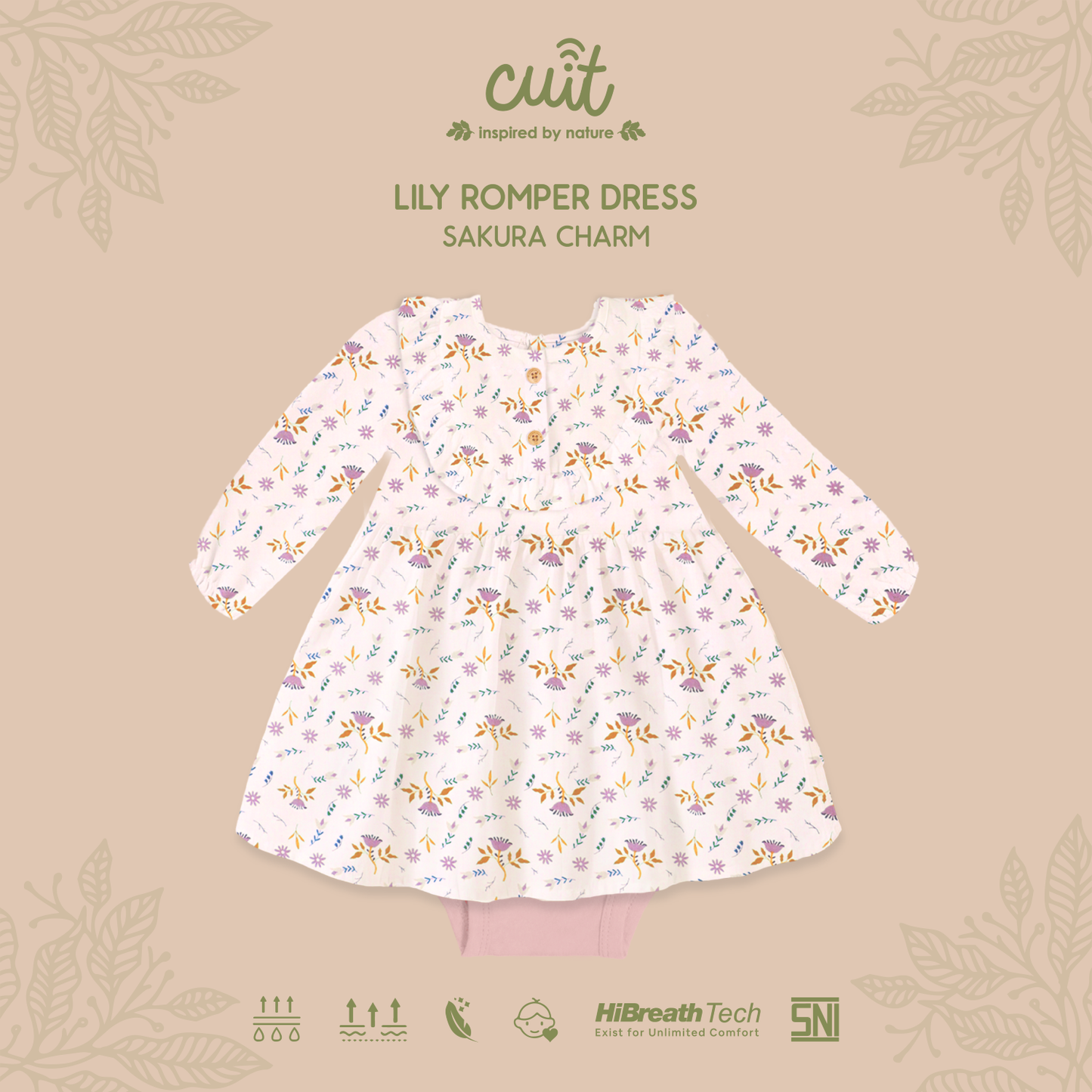 Cuit Lily Jumper Dress Anak 3 Bulan - 2 Tahun