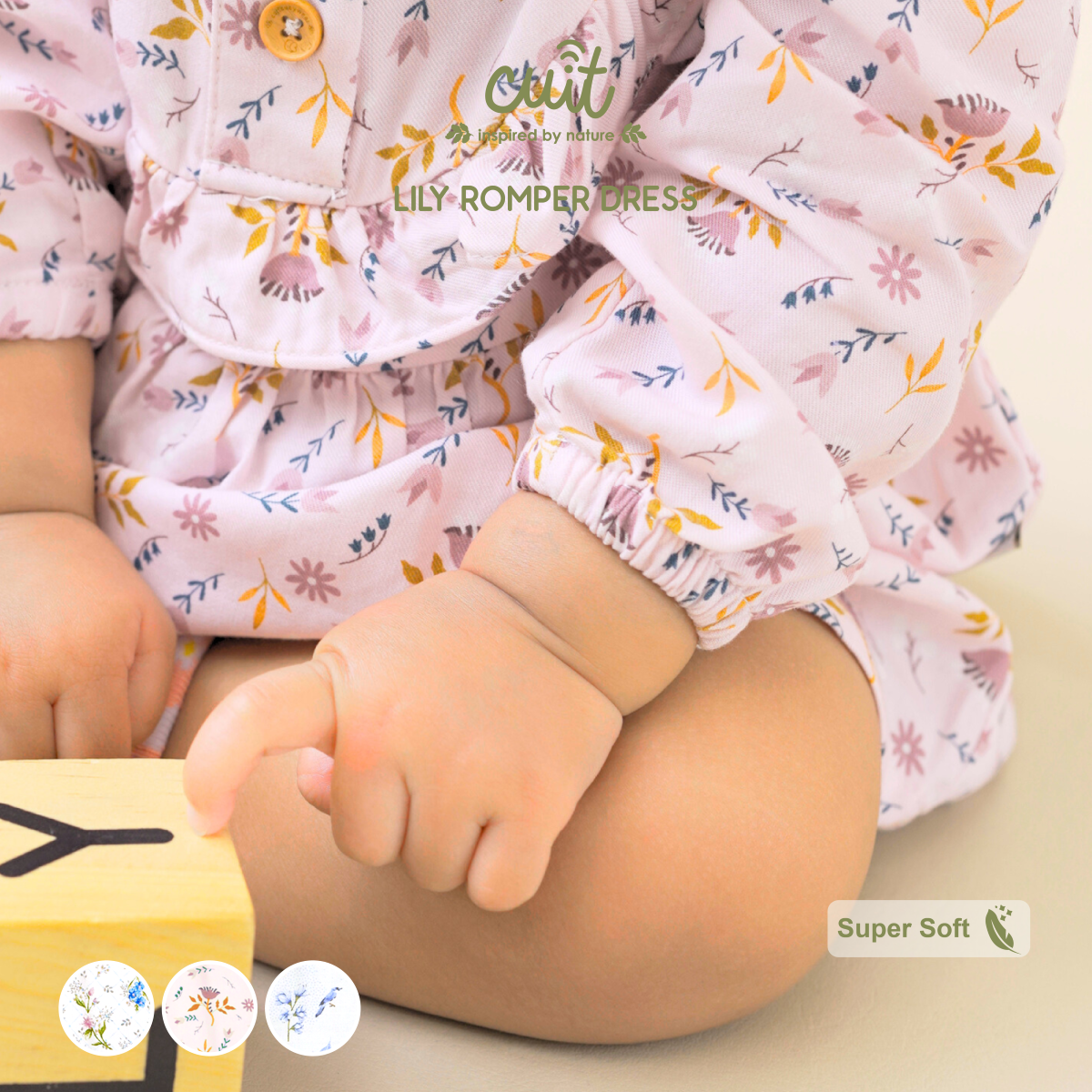 Cuit Lily Jumper Dress Anak 3 Bulan - 2 Tahun