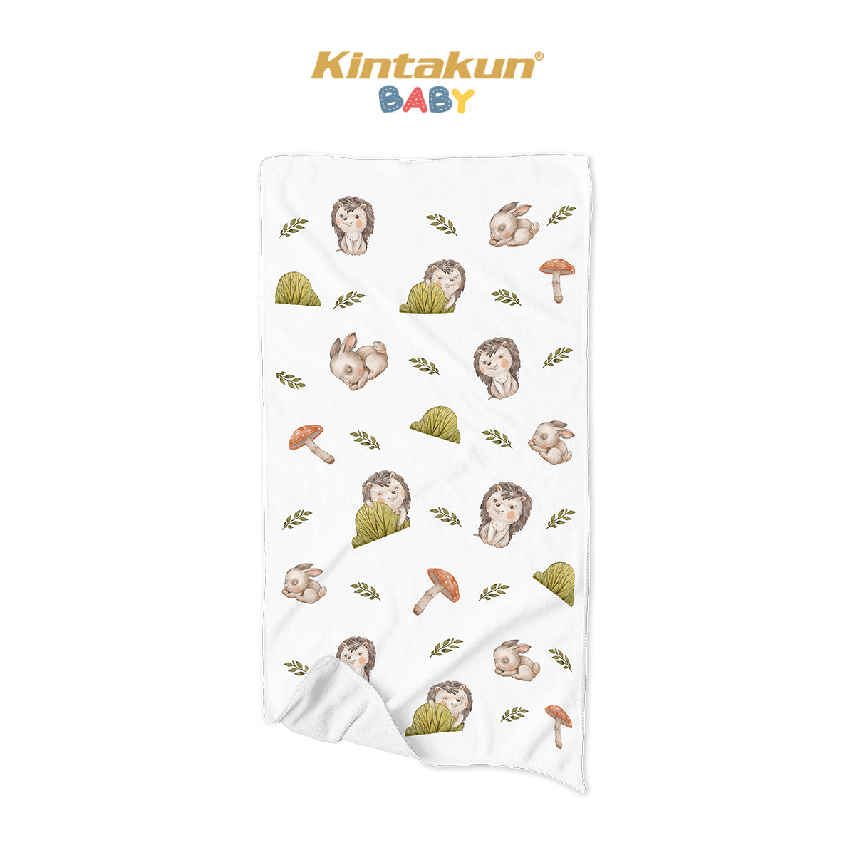 Kintaun Baby Cotton Bath Towel 50x100 Jungle Adventure