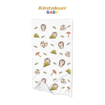 Kintaun Baby Cotton Bath Towel 50x100 Jungle Adventure