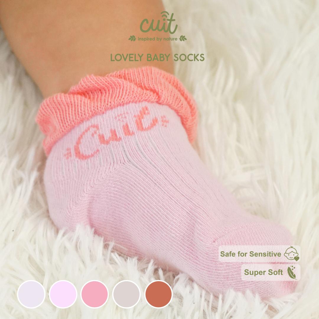 Cuit Lovely Ruffle Socks Kaos Kaki 6-12 Bulan
