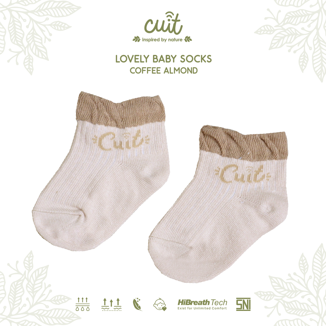 Cuit Lovely Ruffle Socks Kaos Kaki 6-12 Bulan