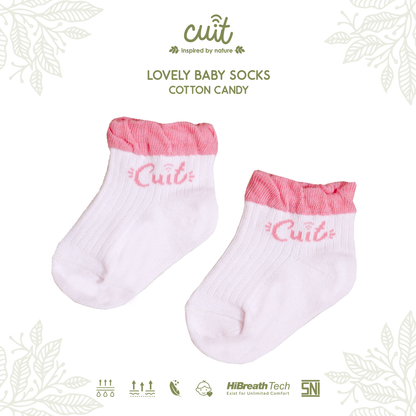 Cuit Lovely Ruffle Socks Kaos Kaki 6-12 Bulan