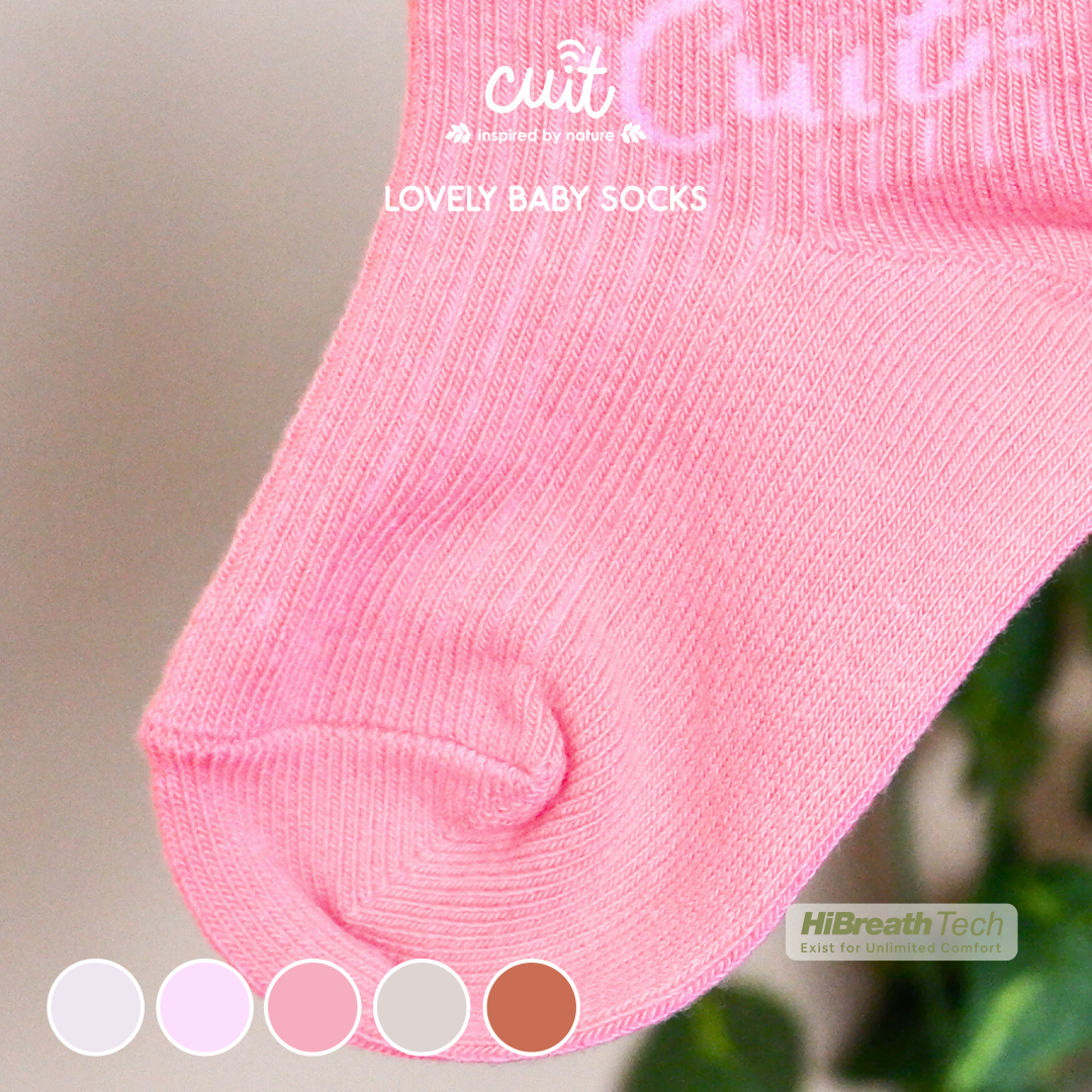Cuit Lovely Ruffle Socks Kaos Kaki 6-12 Bulan