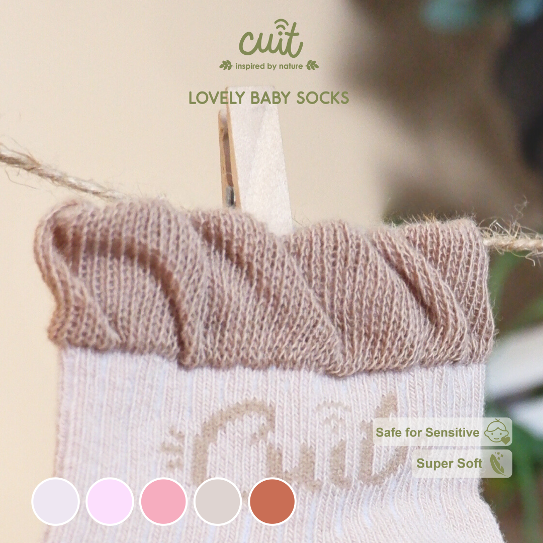 Cuit Lovely Ruffle Socks Kaos Kaki 6-12 Bulan