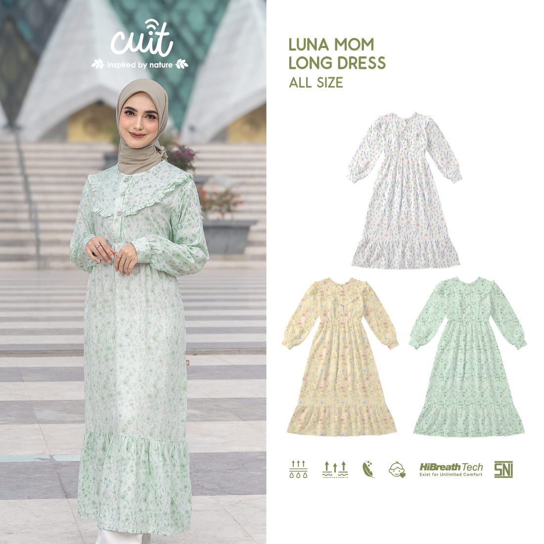 Cuit Luna Mom Long Dress