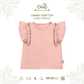 Cuit Chiara Crop Top Kaos Ruffle Anak Perempuan 3-10 Tahun