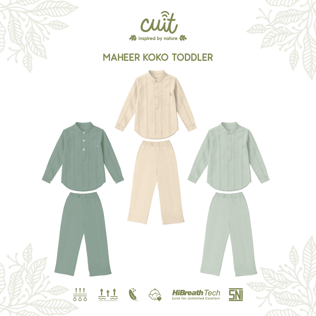 Cuit Maheer Setelan Koko 3 - 10 Tahun