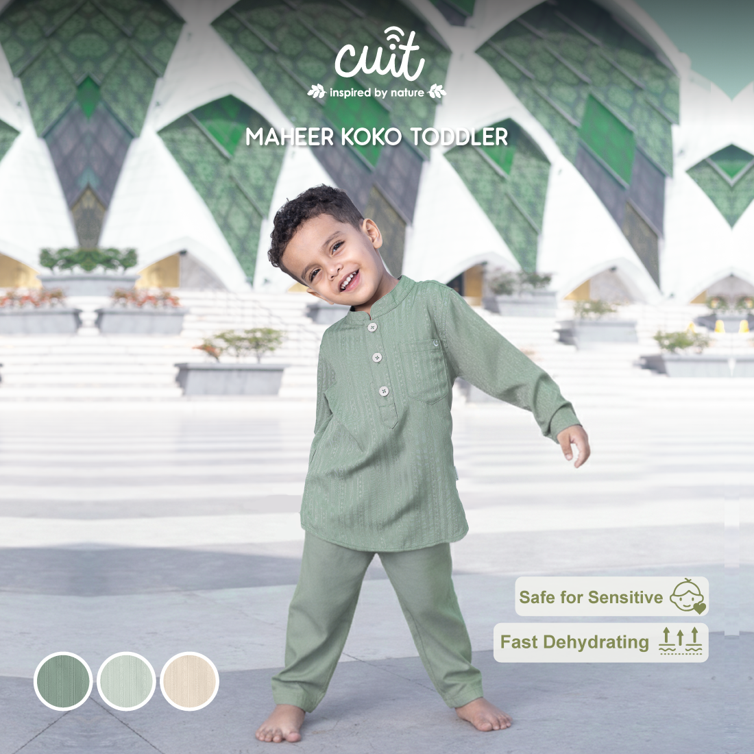 Cuit Maheer Setelan Koko 3 - 10 Tahun