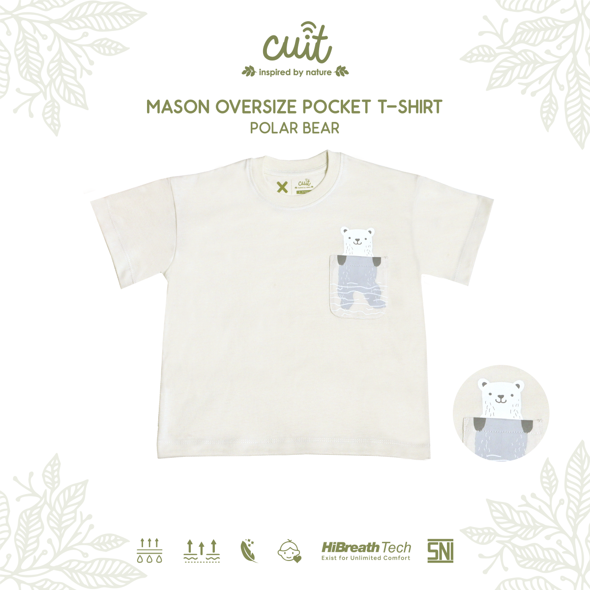 Mason Sensory Oversized Tee 1-6 Tahun