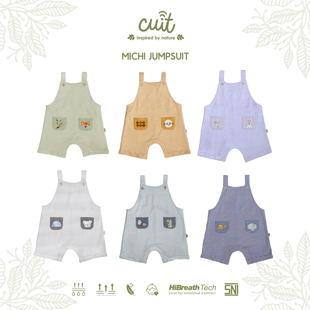 Cuit Michi Overall Jumpsuit 1-4 Tahun