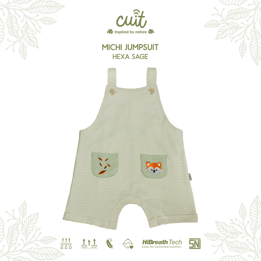 Cuit Michi Overall Jumpsuit 1-4 Tahun