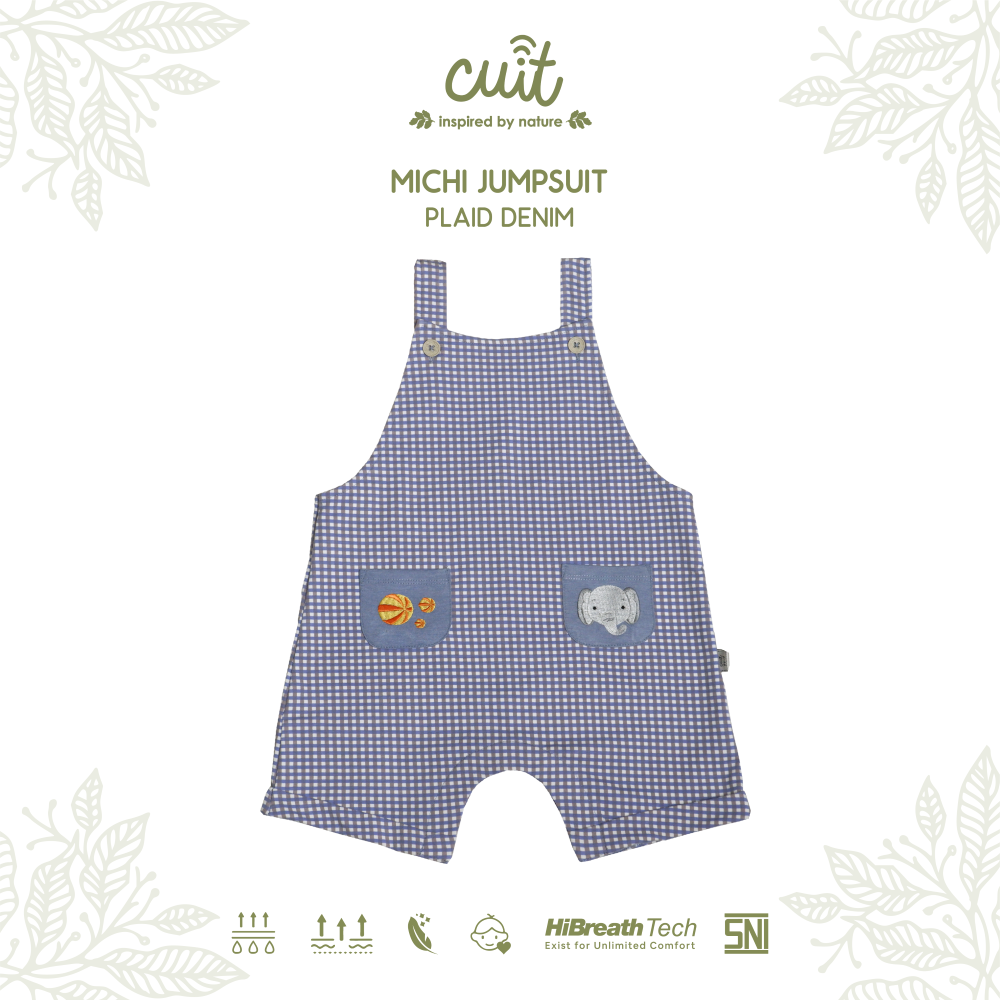 Cuit Michi Overall Jumpsuit 1-4 Tahun