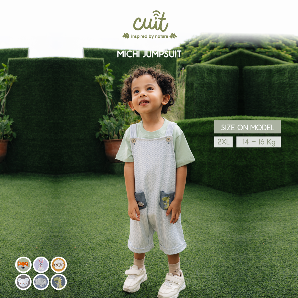 Cuit Michi Overall Jumpsuit 1-4 Tahun