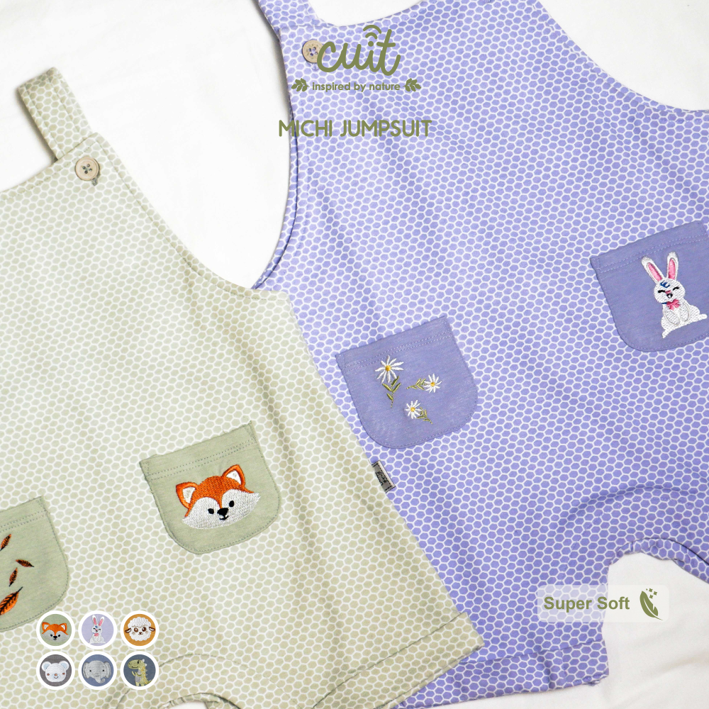 Cuit Michi Overall Jumpsuit 1-4 Tahun
