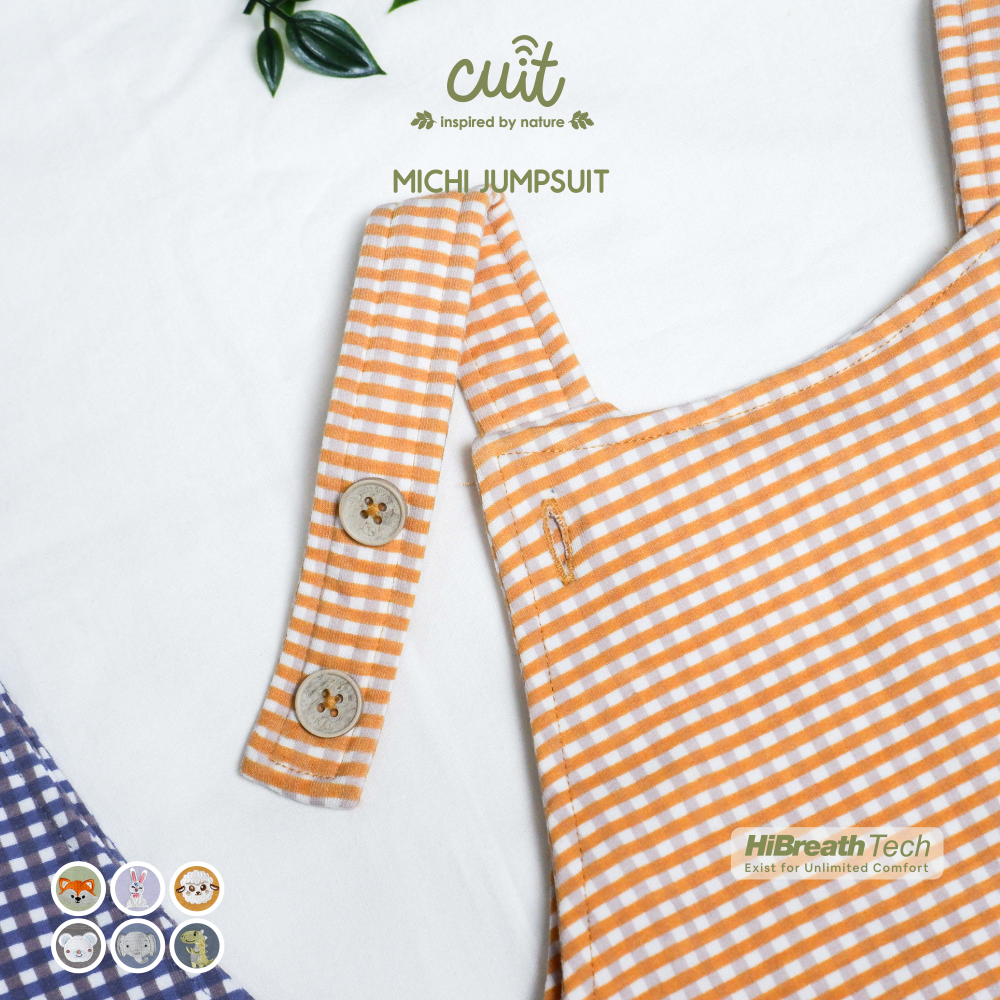 Cuit Michi Overall Jumpsuit 1-4 Tahun