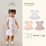 Cuit Mirei Dress Anak Tangan Pendek 1-4 Tahun