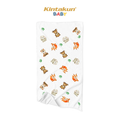 Kintaun Baby Cotton Bath Towel 50x100 Jungle Adventure