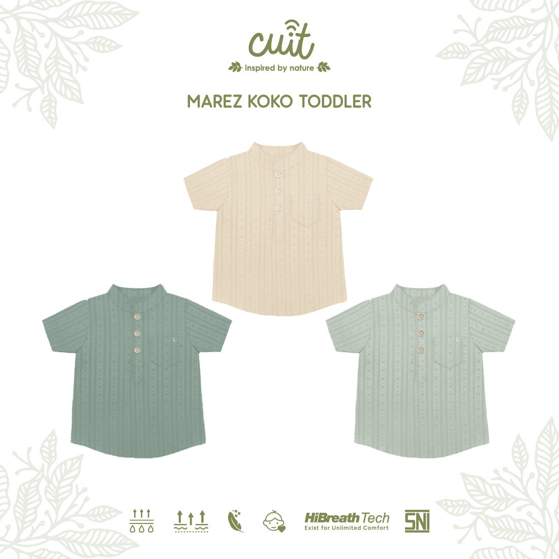 Cuit Marez Kemeja Koko 3-10 Tahun