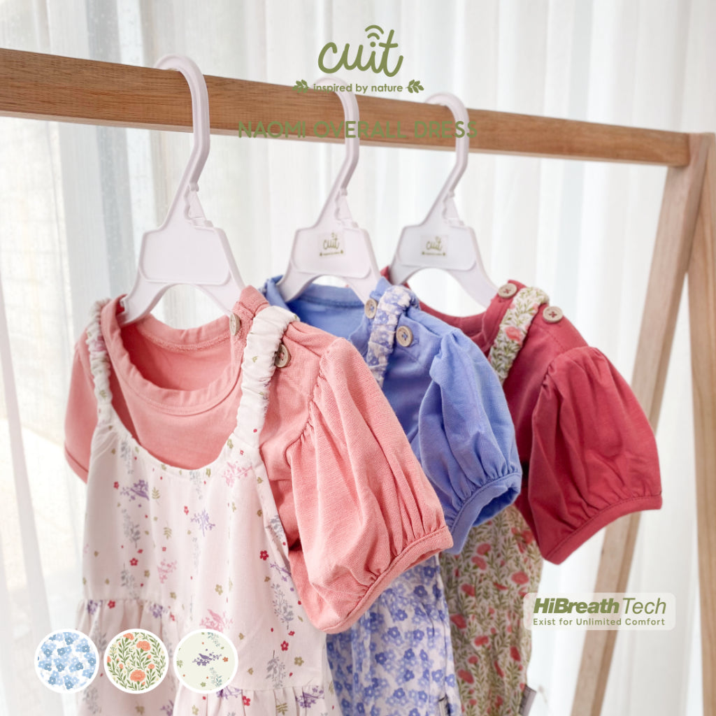 Cuit Naomi Overall Floral Dress 3 Bulan - 2 Tahun