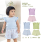 Cuit Narumi Flowy Set Setelan Cotton Ribbed 6 Bulan - 4 Tahun