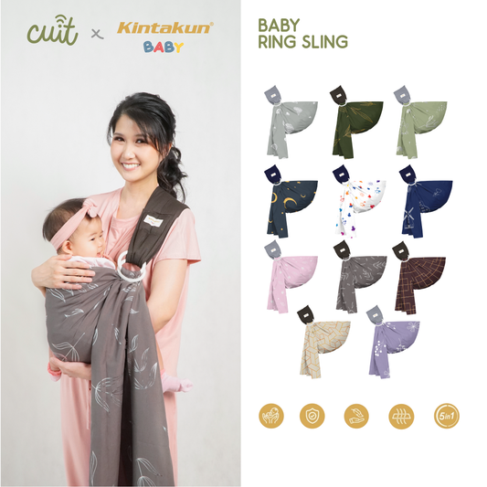 Kintakun Baby Ring Sling Gold Gendongan Bayi 5in1