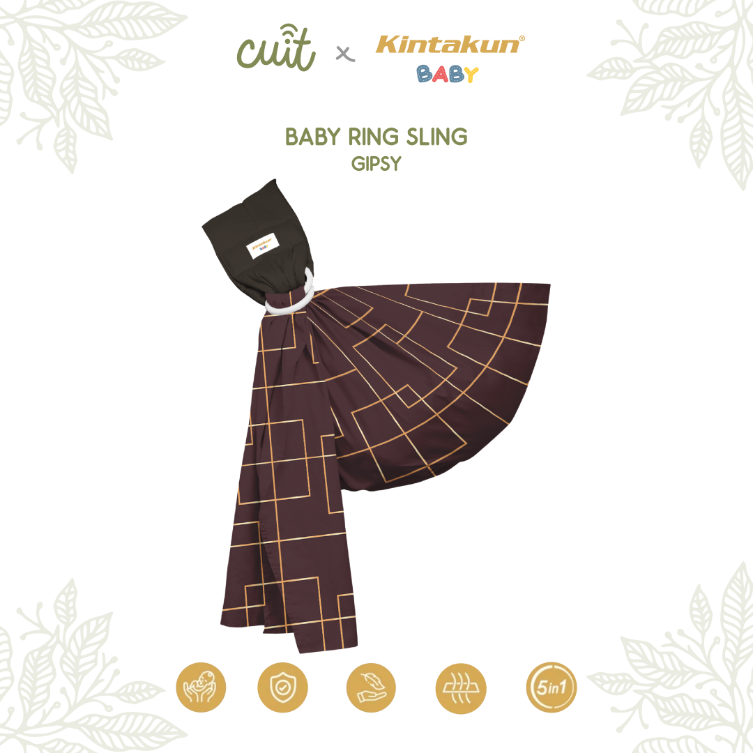 Kintakun Baby Ring Sling Gold Gendongan Bayi 5in1