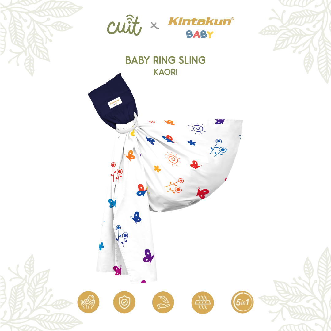 Kintakun Baby Ring Sling Gold Gendongan Bayi 5in1