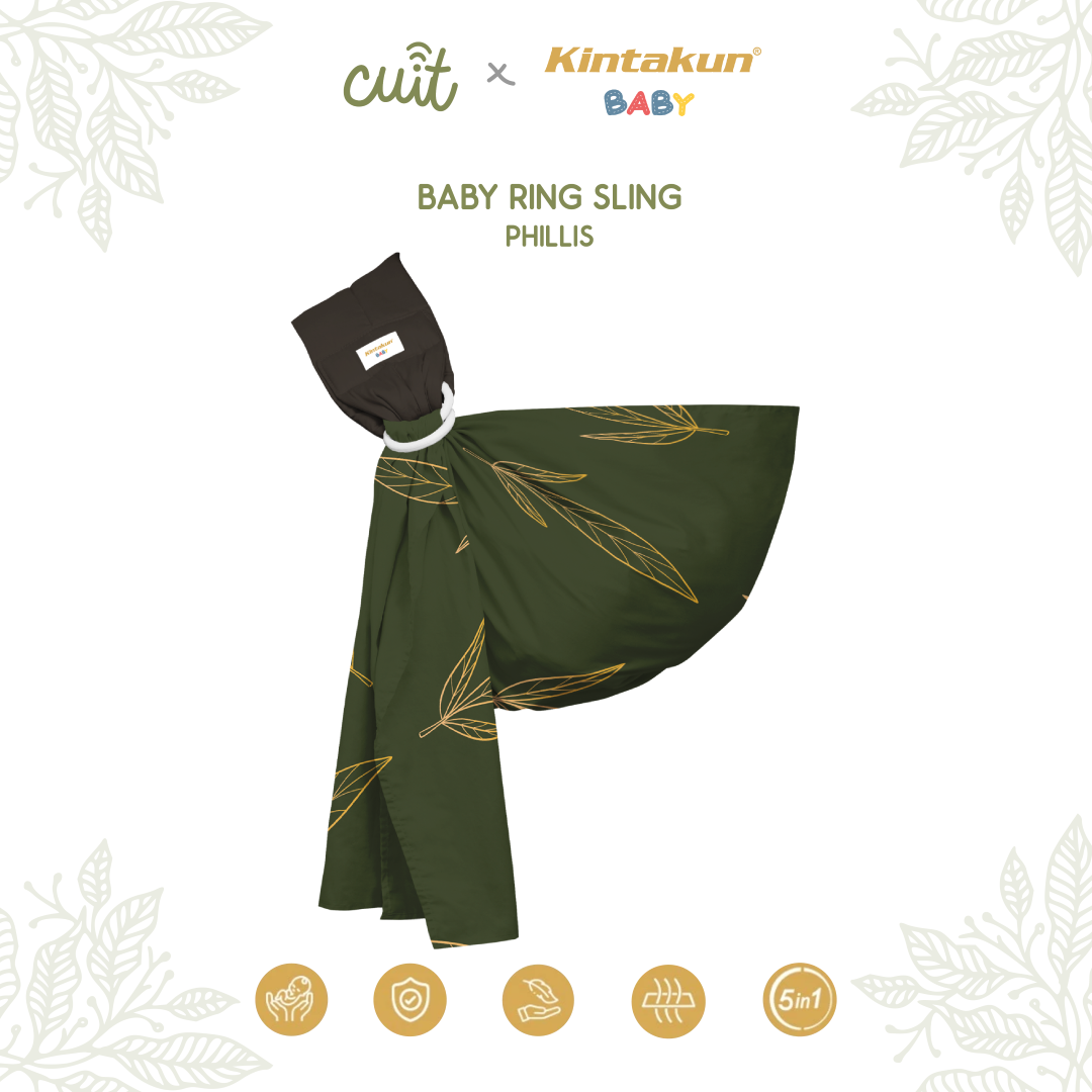 Kintakun Baby Ring Sling Gold Gendongan Bayi 5in1