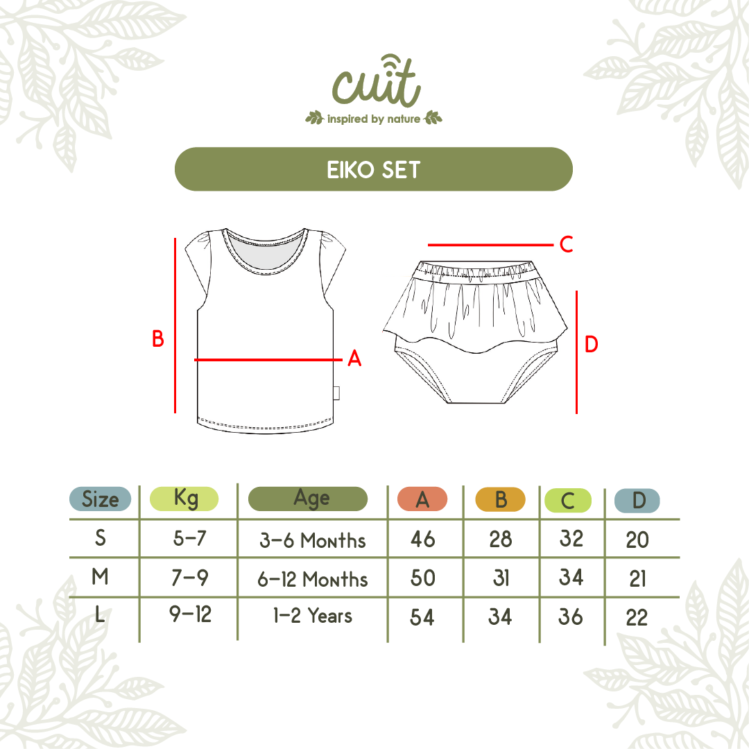 Cuit Eiko Set Setelan Anak
