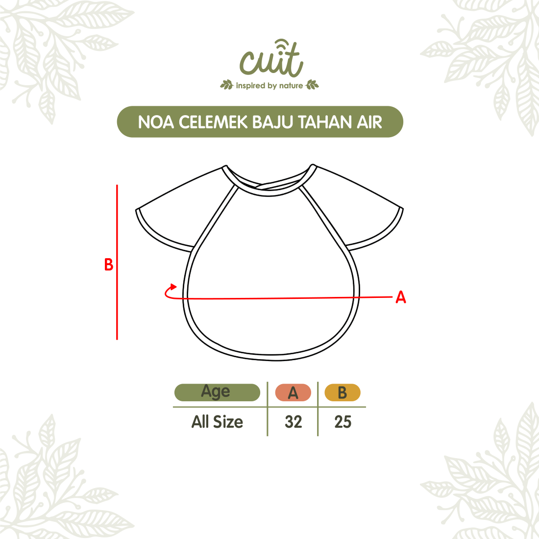 Cuit Noa Celemek Tahan Air