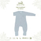 Cuit Turu Eco Double Zipper Sleepsuit Polos 0-12 Bulan
